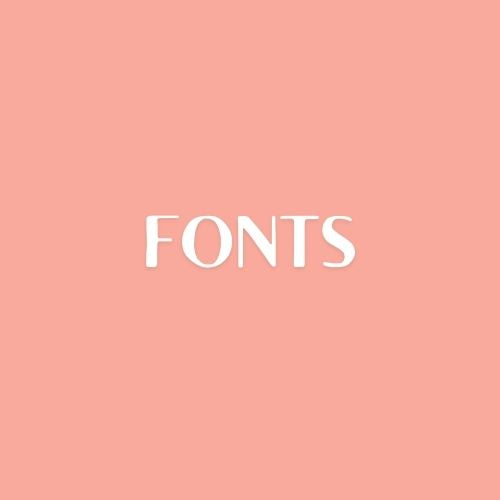 Fonts