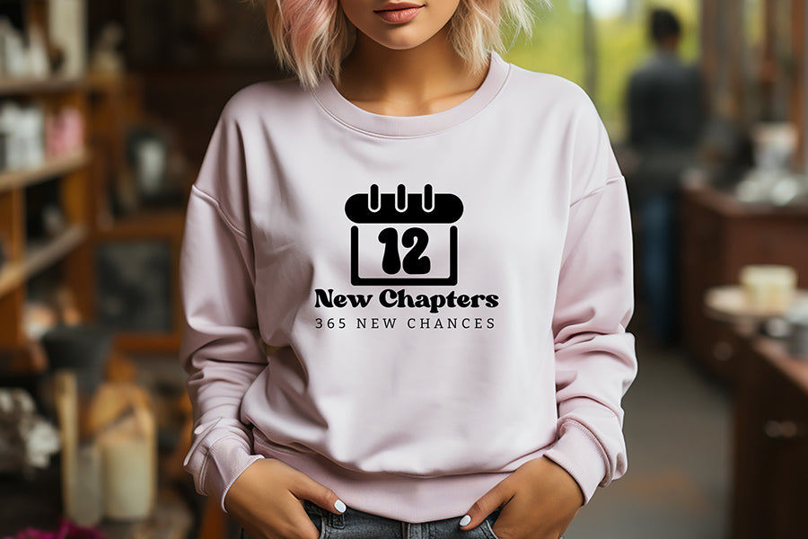 12 New Chapters 365 New Chances SVG, New Year Shirt