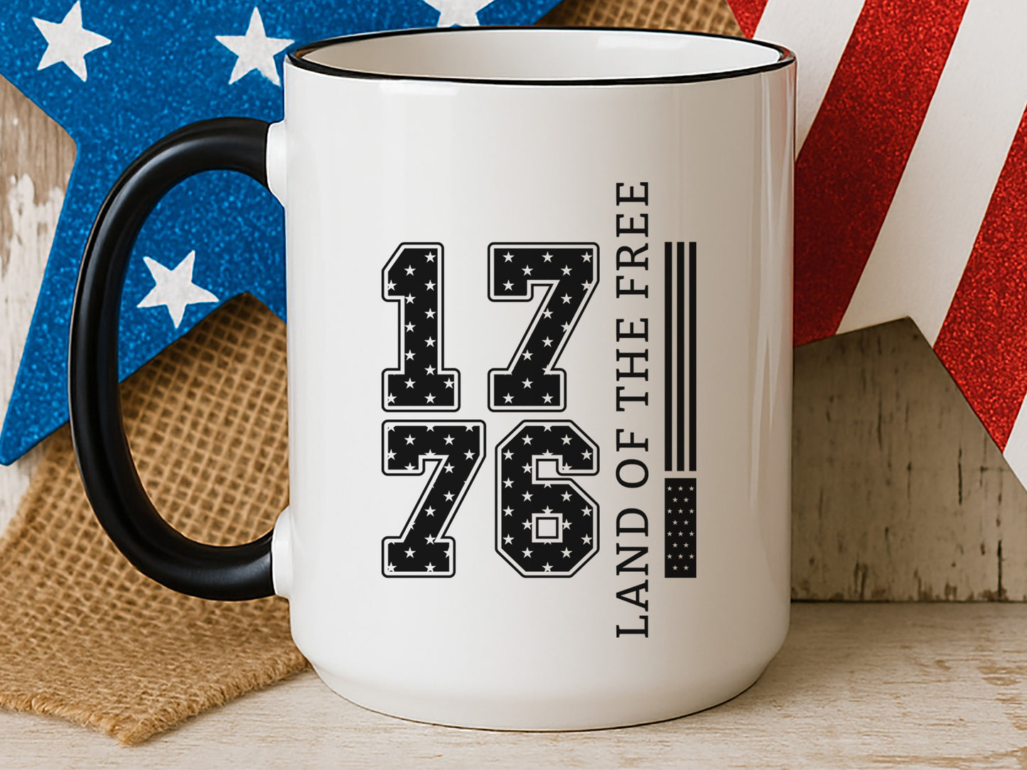 1776 Land of the Free, 4th of July SVG
