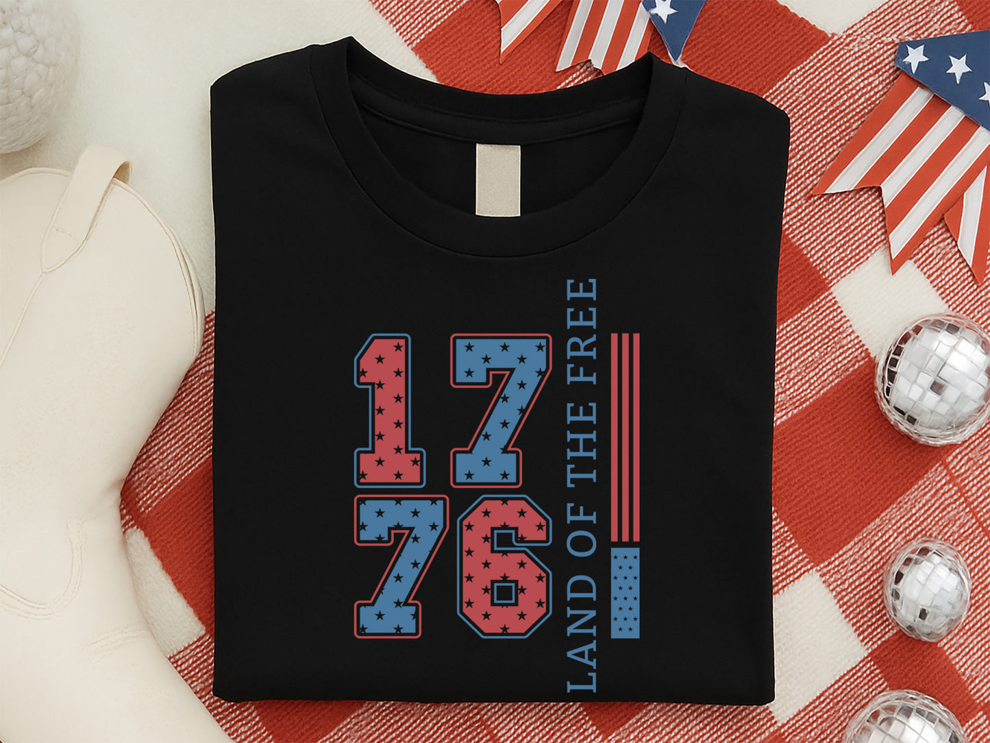 1776 Land of the Free, 4th of July SVG