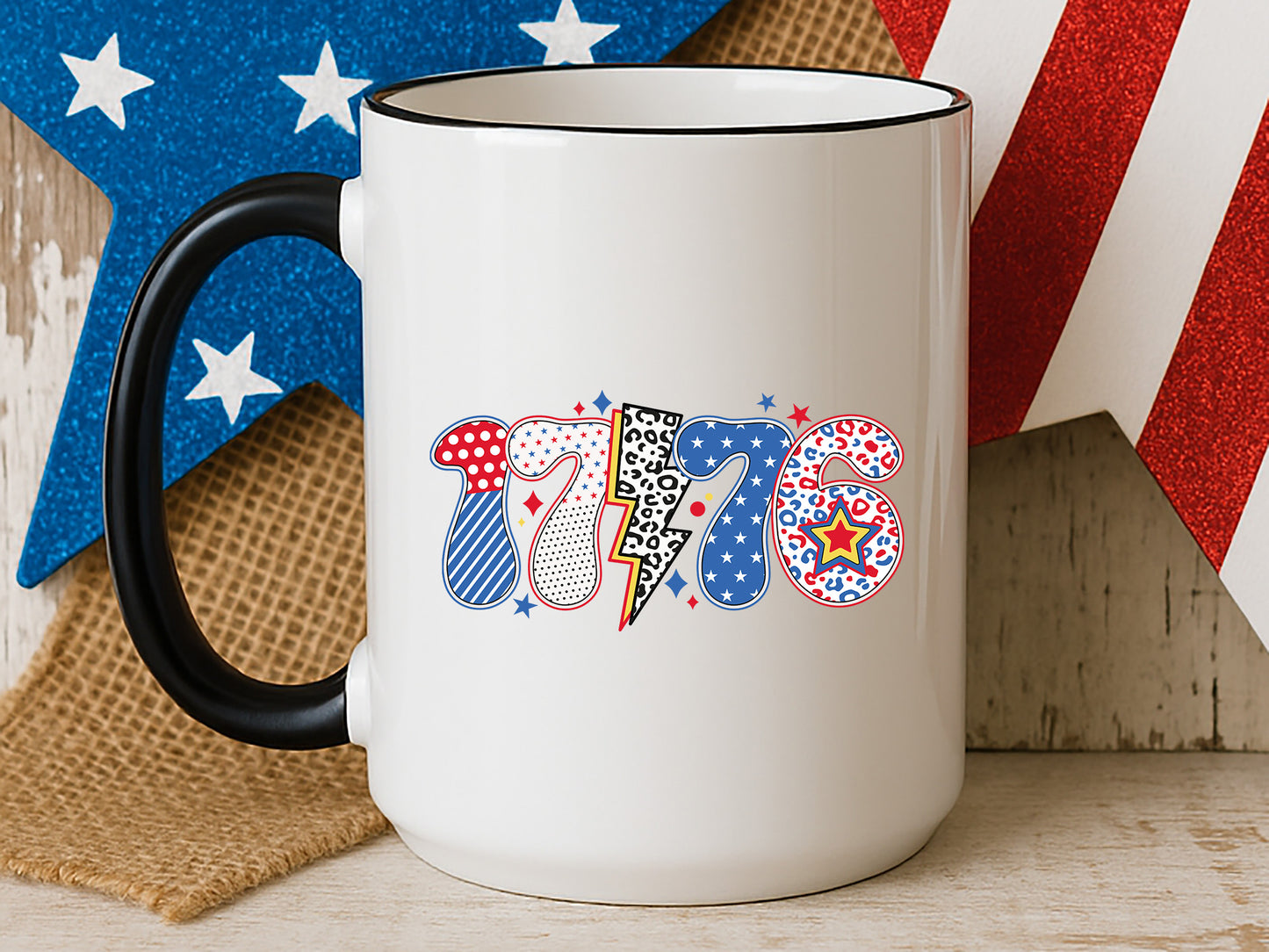 1776, 4th of July PNG Sublimation Design