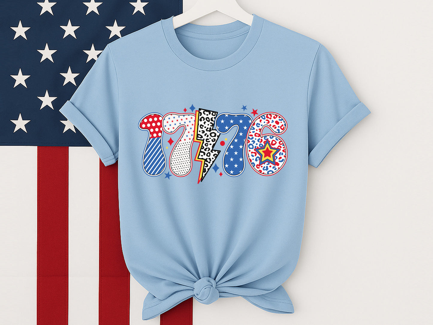 1776, 4th of July PNG Sublimation Design
