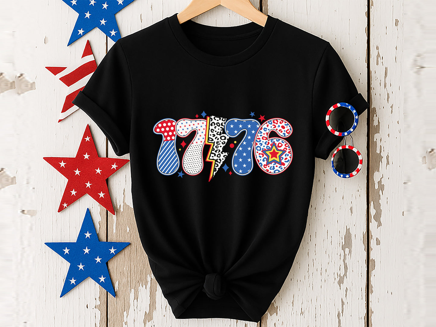 1776, 4th of July PNG Sublimation Design