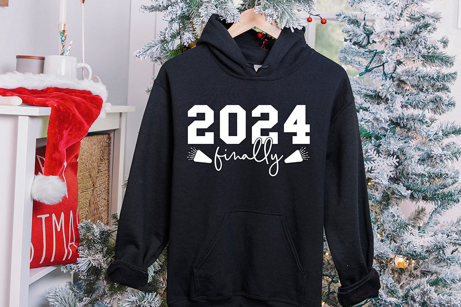 2024 Finally SVG - New Year Shirt Design