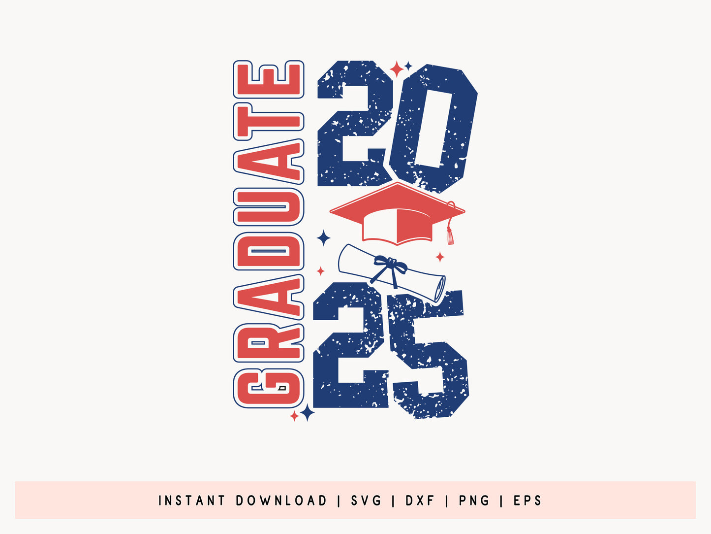 2025 Graduate, Happy Graduation SVG