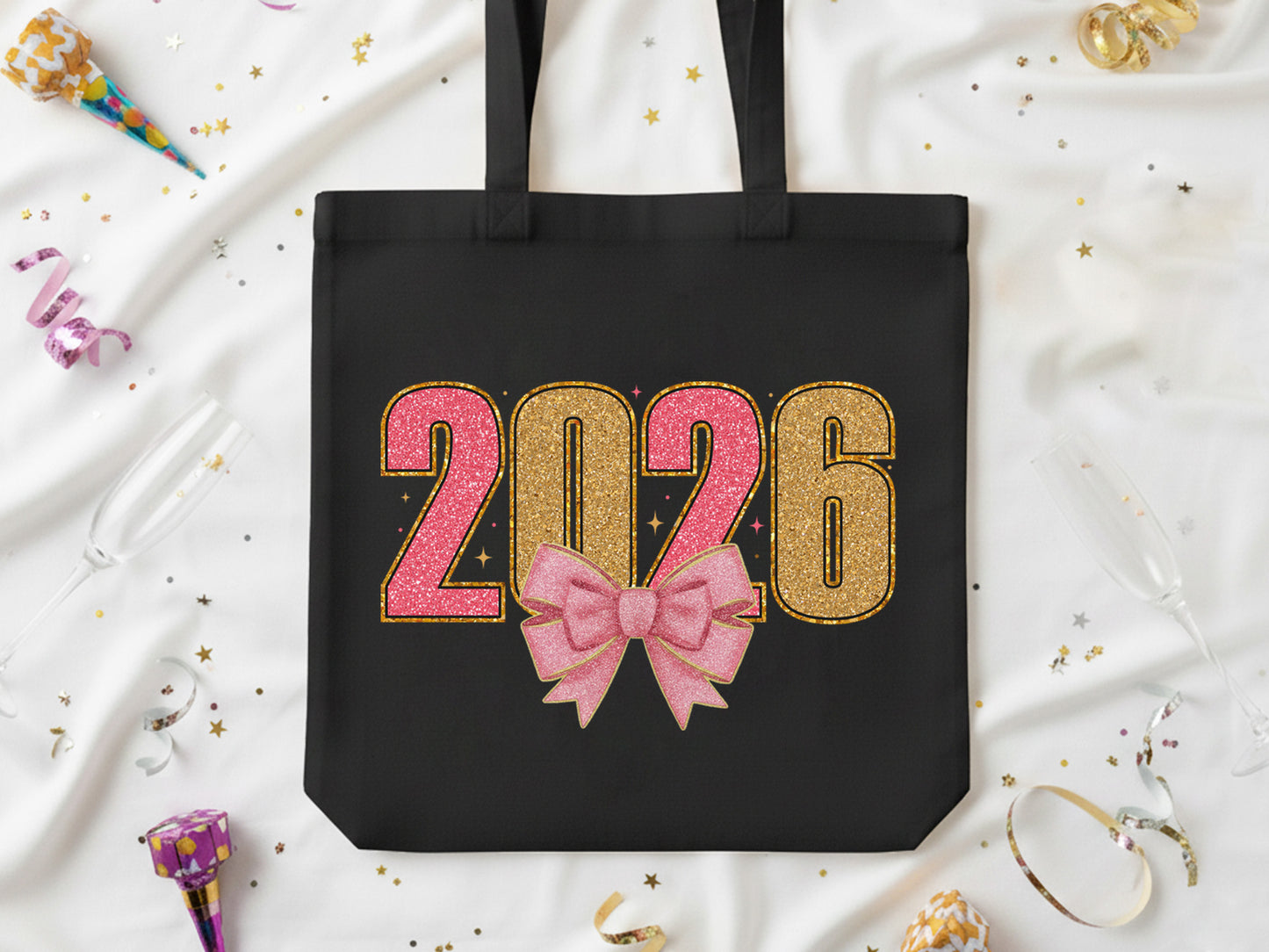 2026 Coquette New Year Sublimation Design