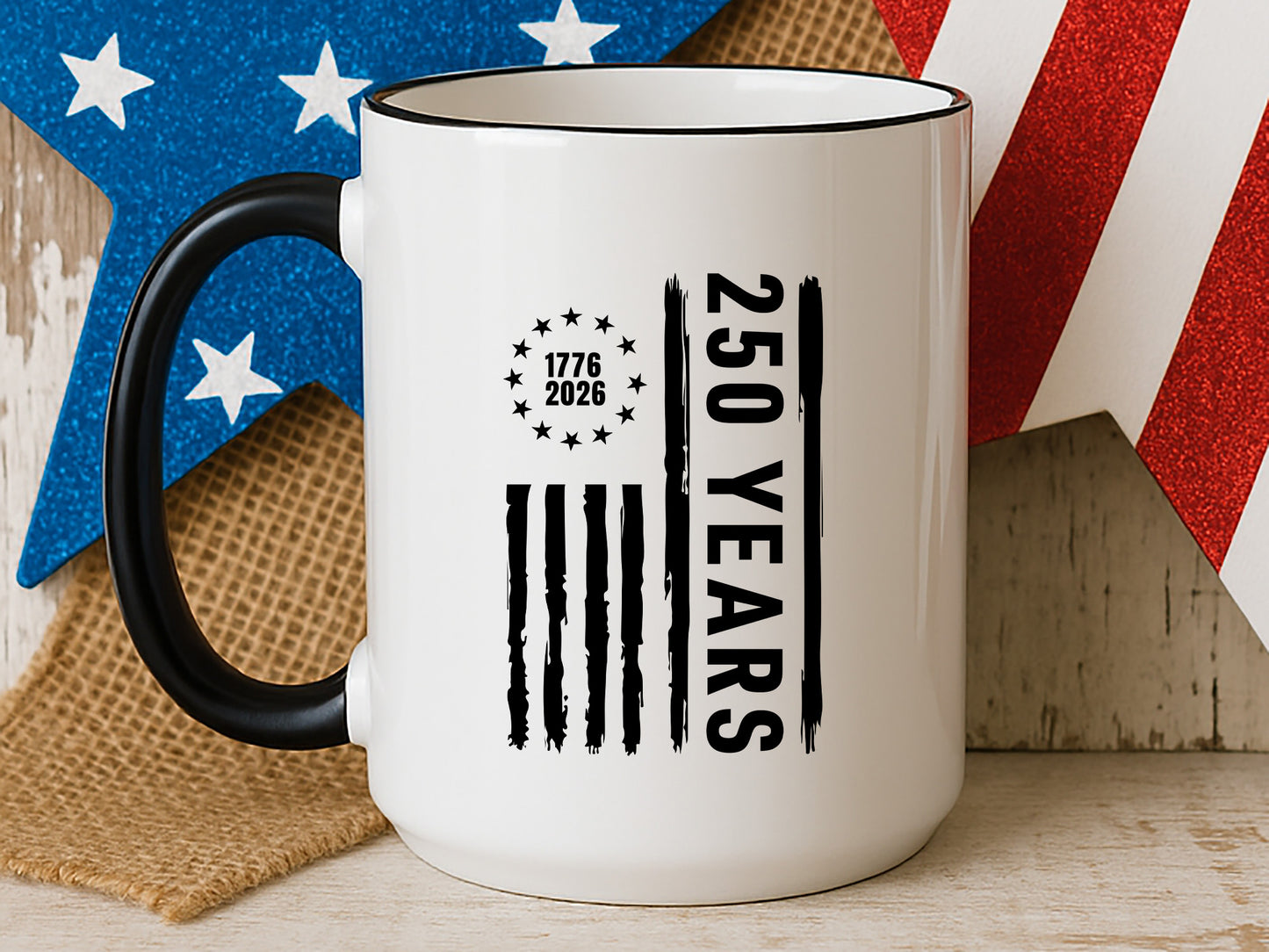 250 Years USA Anniversary SVG Design
