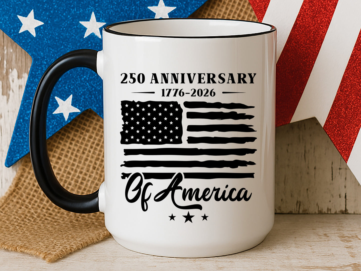 250th Anniversary of America SVG File