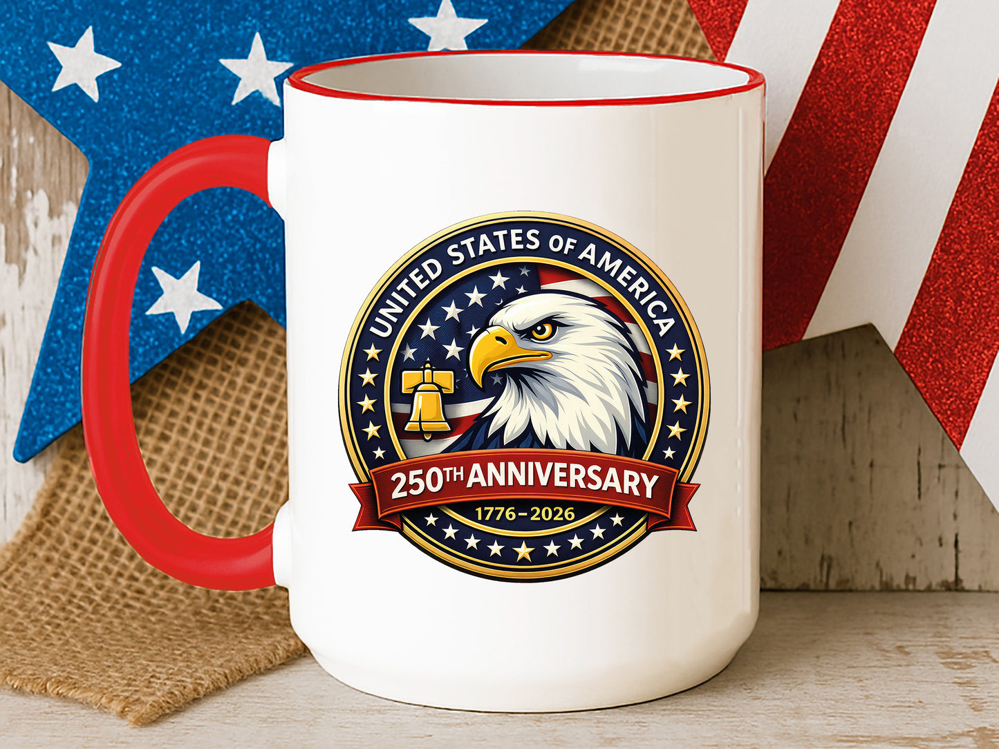 250th Anniversary of USA Sublimation PNG