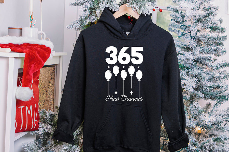 365 New Chances SVG, New Years T Shirt Design