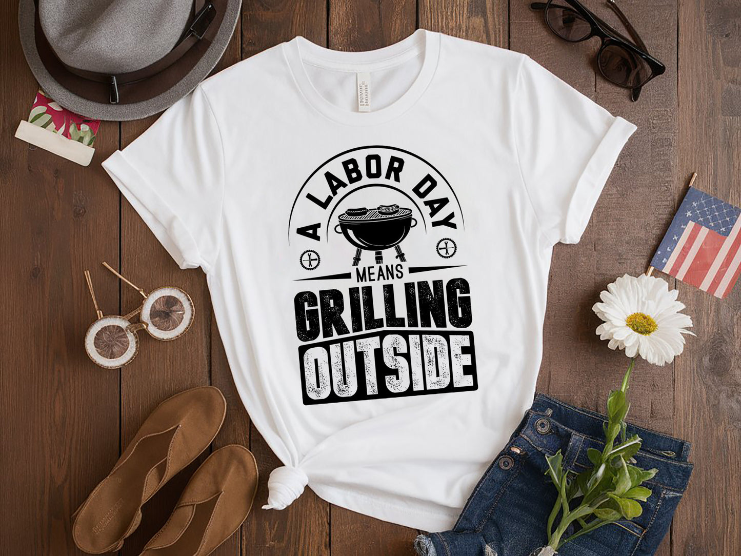 A Labor Day Means Grilling Outside SVG Funny