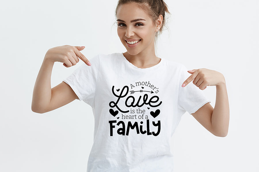 A Mother's Love is the Heart, Mother's Day SVG