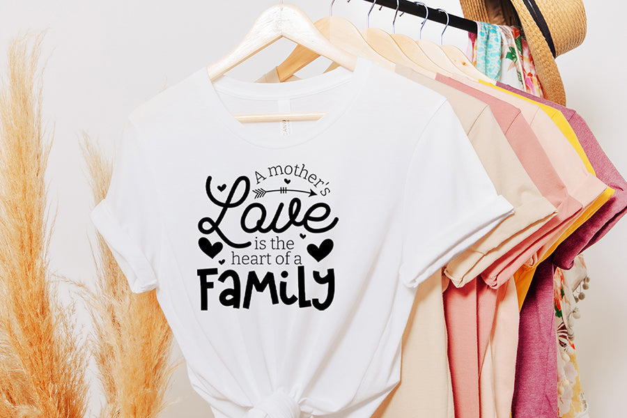 A Mother's Love is the Heart, Mother's Day SVG
