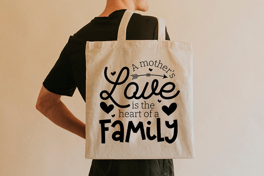 A Mother's Love is the Heart, Mother's Day SVG