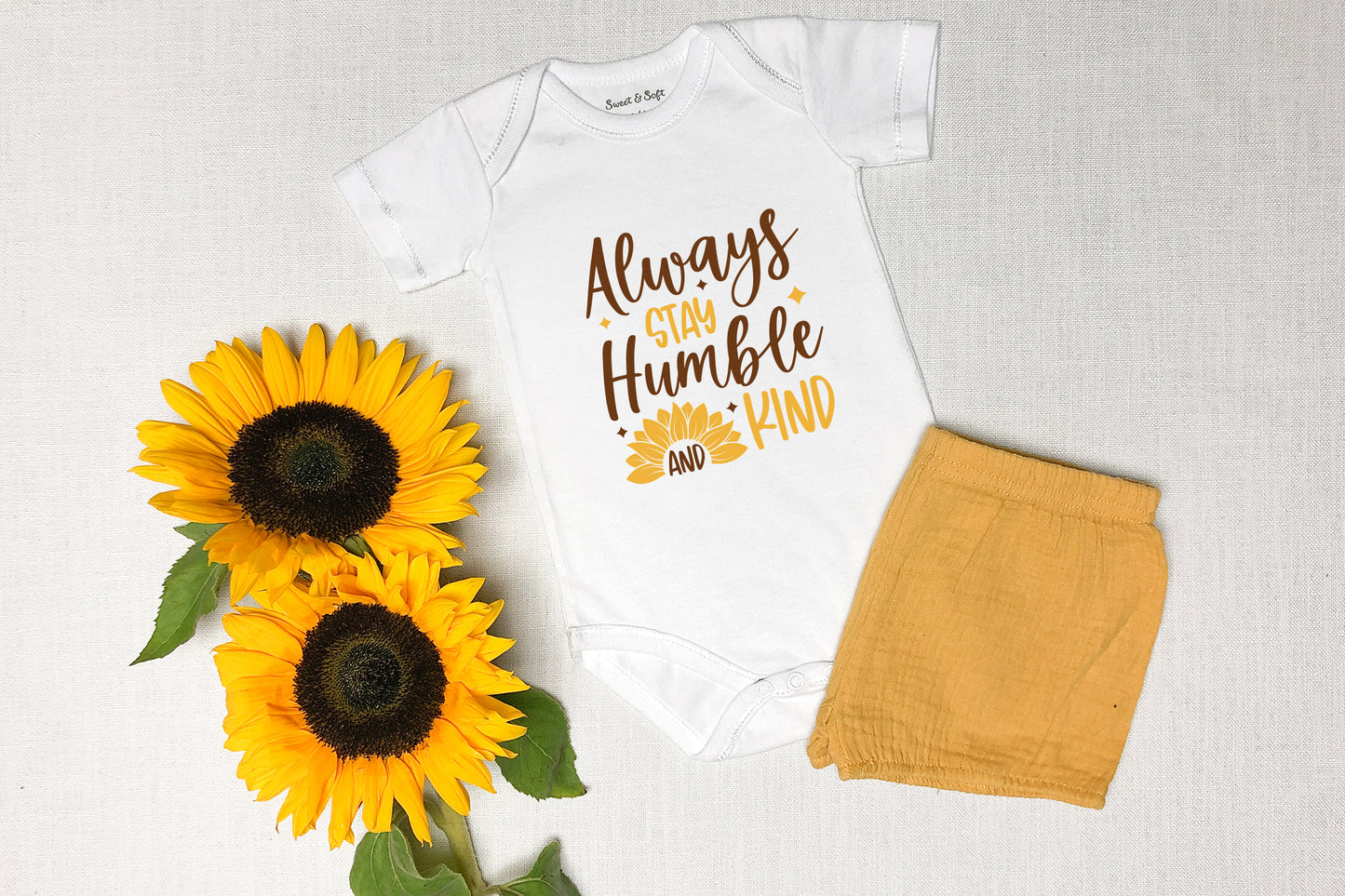 Always Stay Humble and Kind, Sunflower Saying SVG