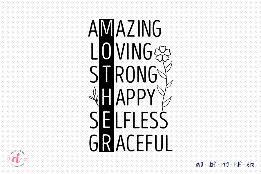 Amazing Love Strong - Mothers Day Shirts SVG