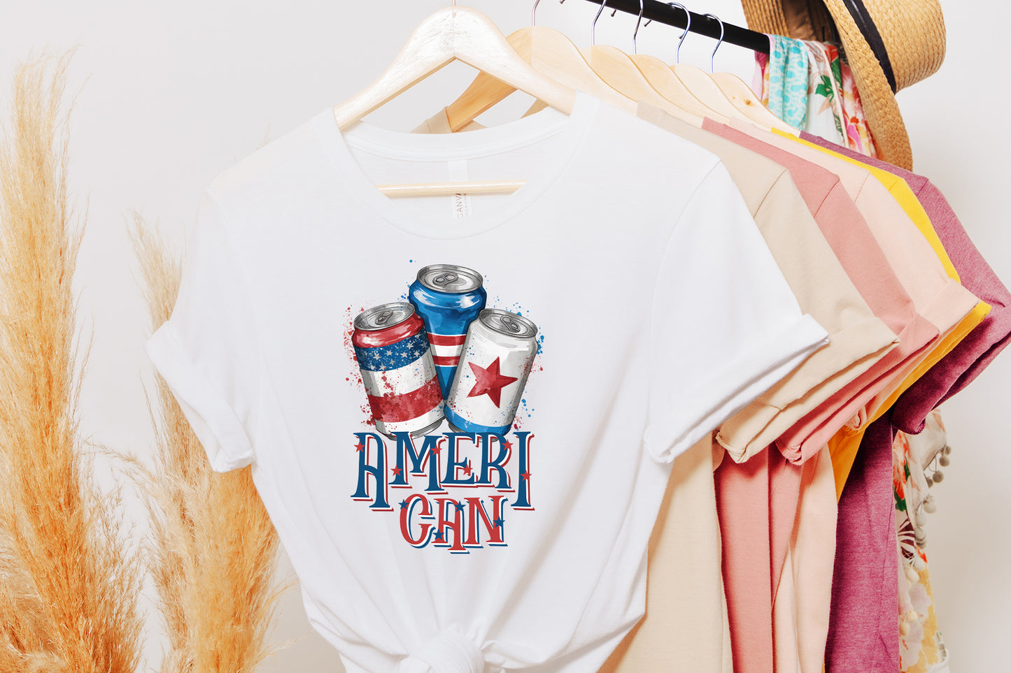 Ameri Can, 4th of July PNG Sublimation