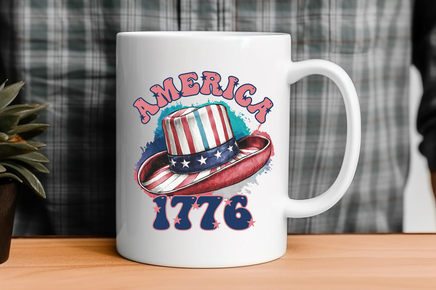 America 1776, 4th of July Sublimation PNG