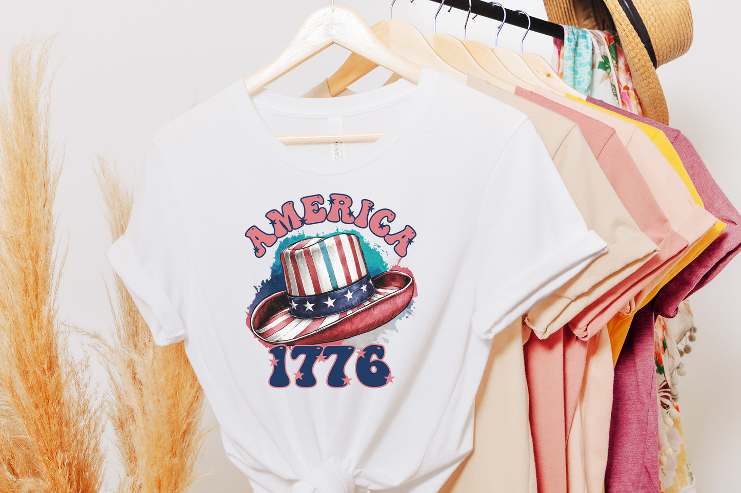 America 1776, 4th of July Sublimation PNG