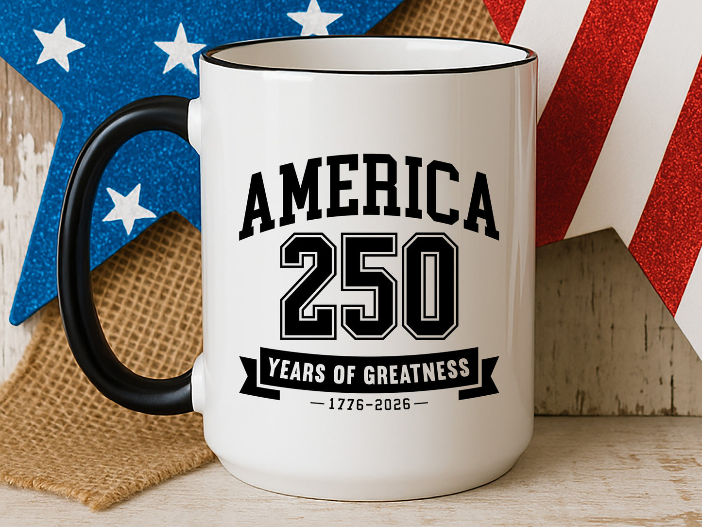 America 250 Years of Greatness SVG Vector