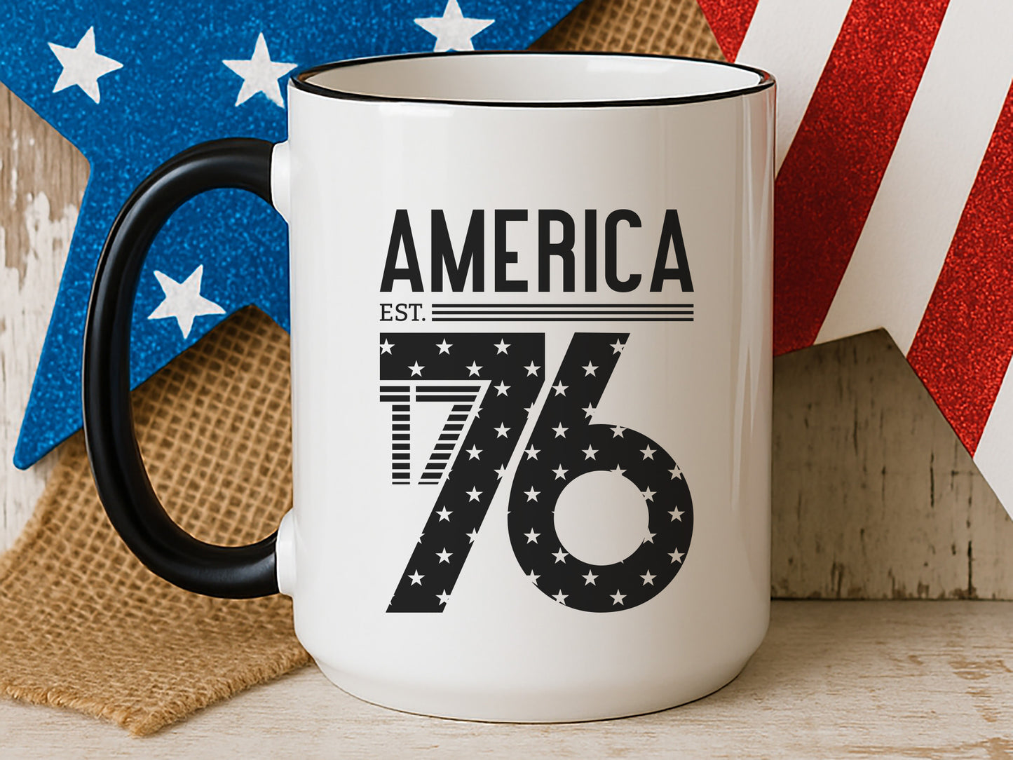America Est 1776, Fourth of July SVG