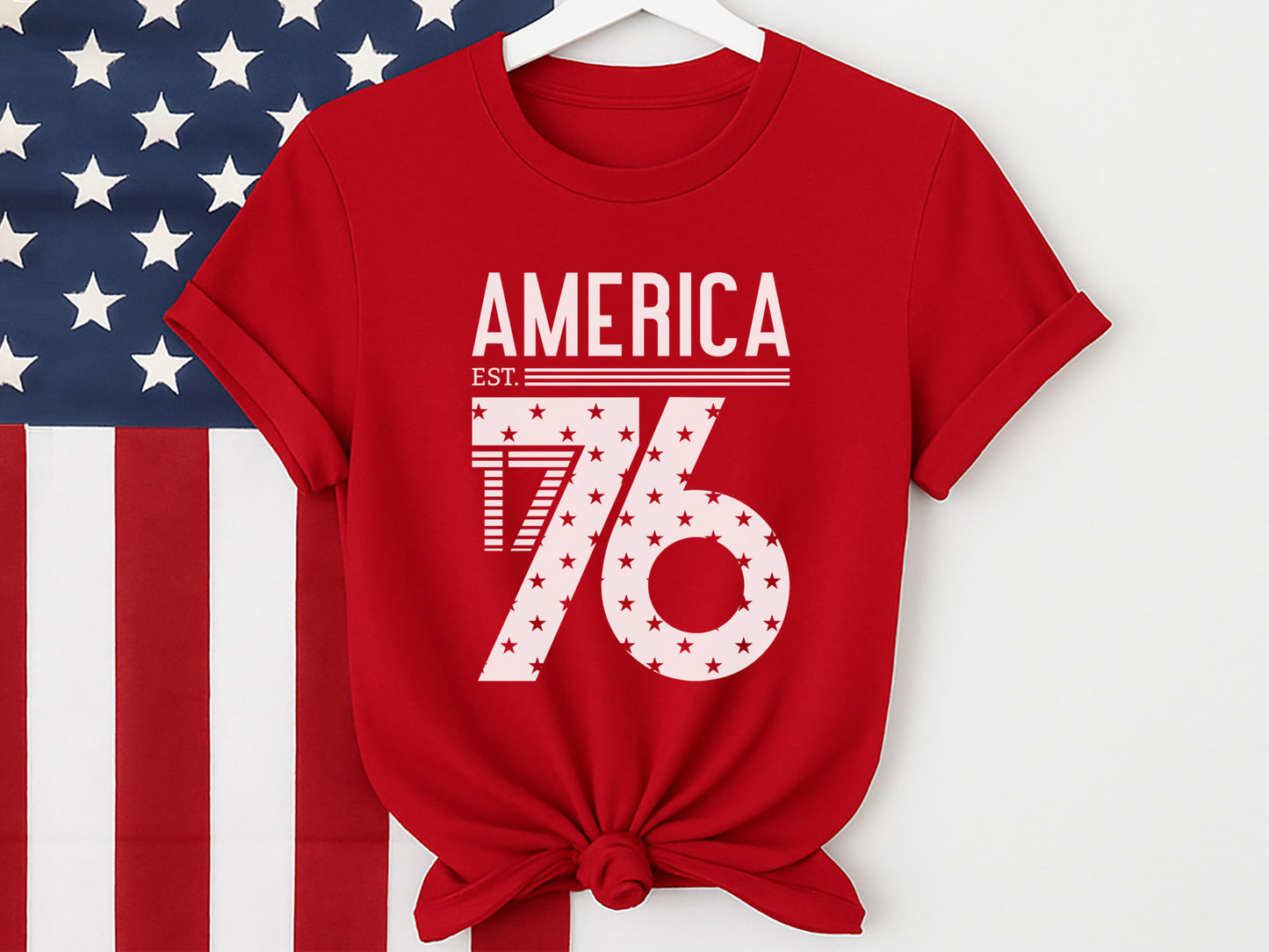 America Est 1776, Fourth of July SVG