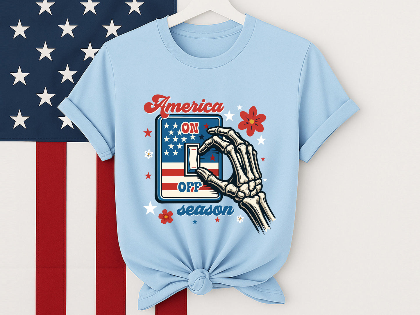 America On Off Season, Funny 4th of July Sublimation