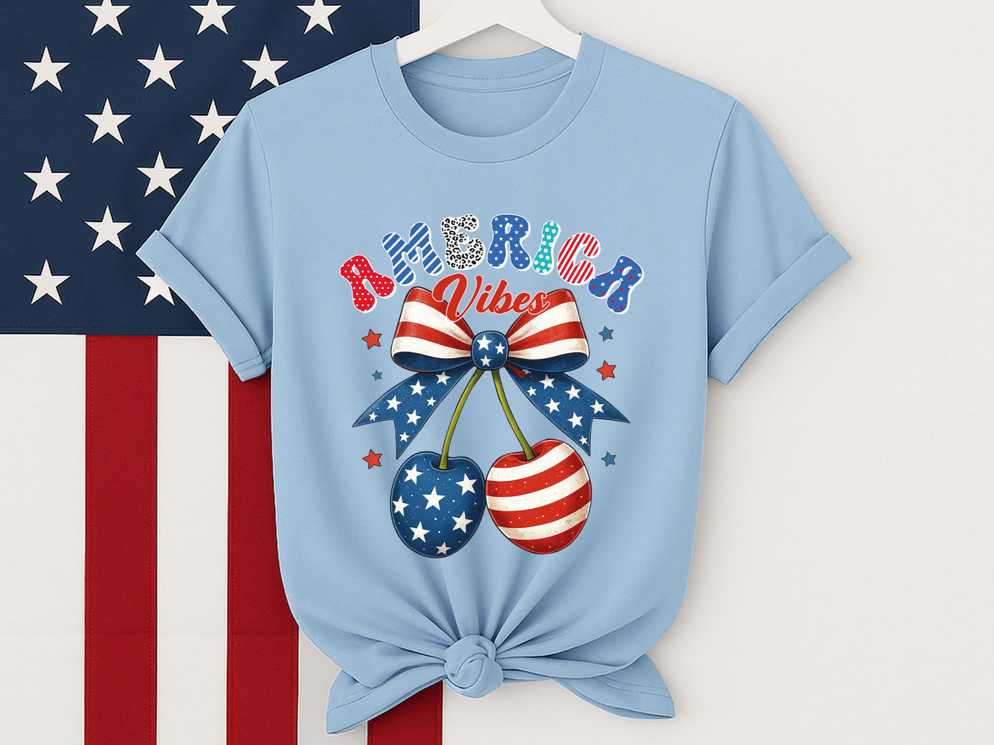 America Vibes, 4th of July Sublimation Design