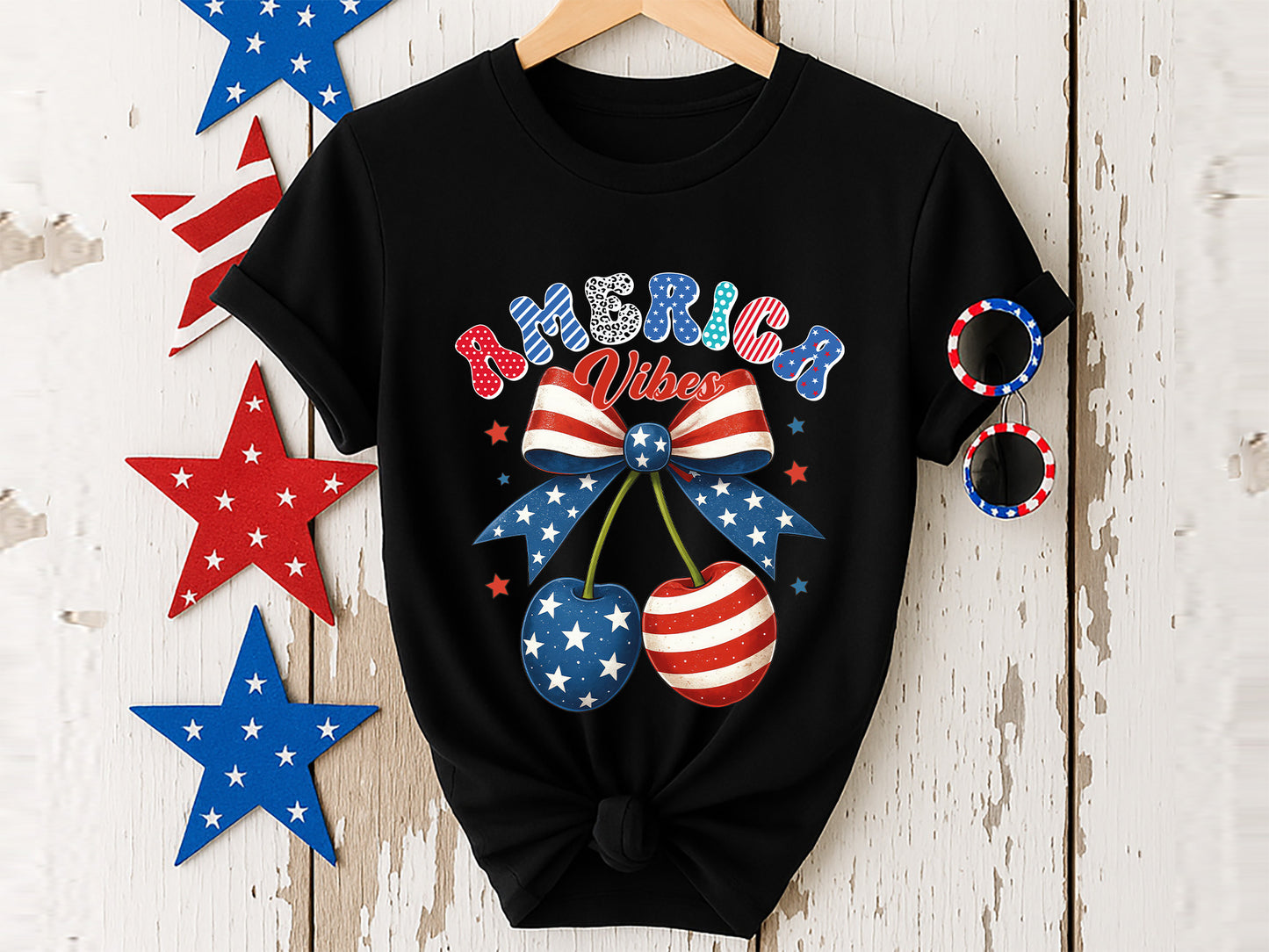 America Vibes, 4th of July Sublimation Design