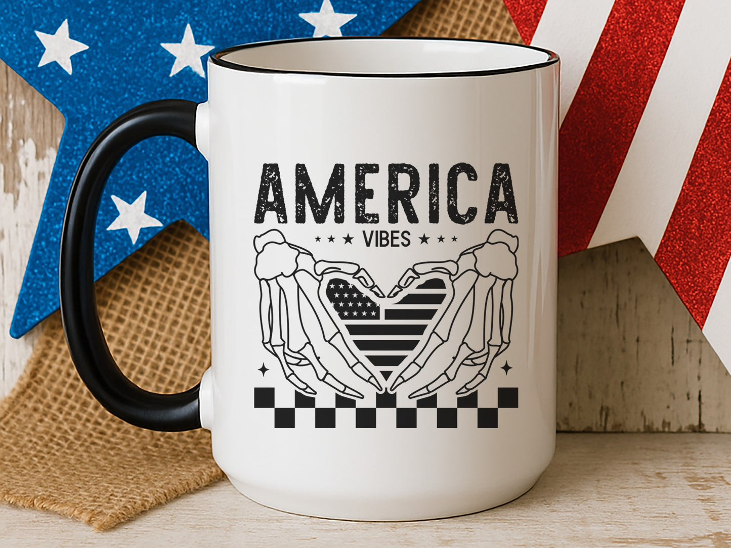 America Vibes, Fourth of July SVG File