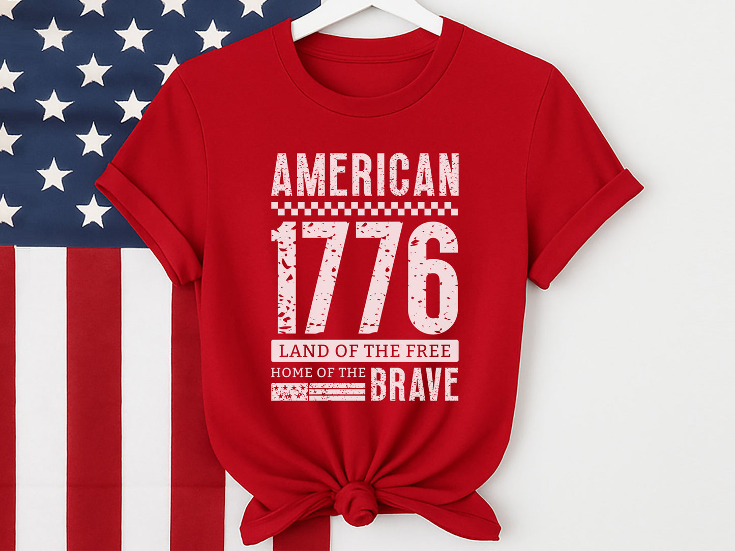 American 1776 Land of the Free, SVG 4th of July
