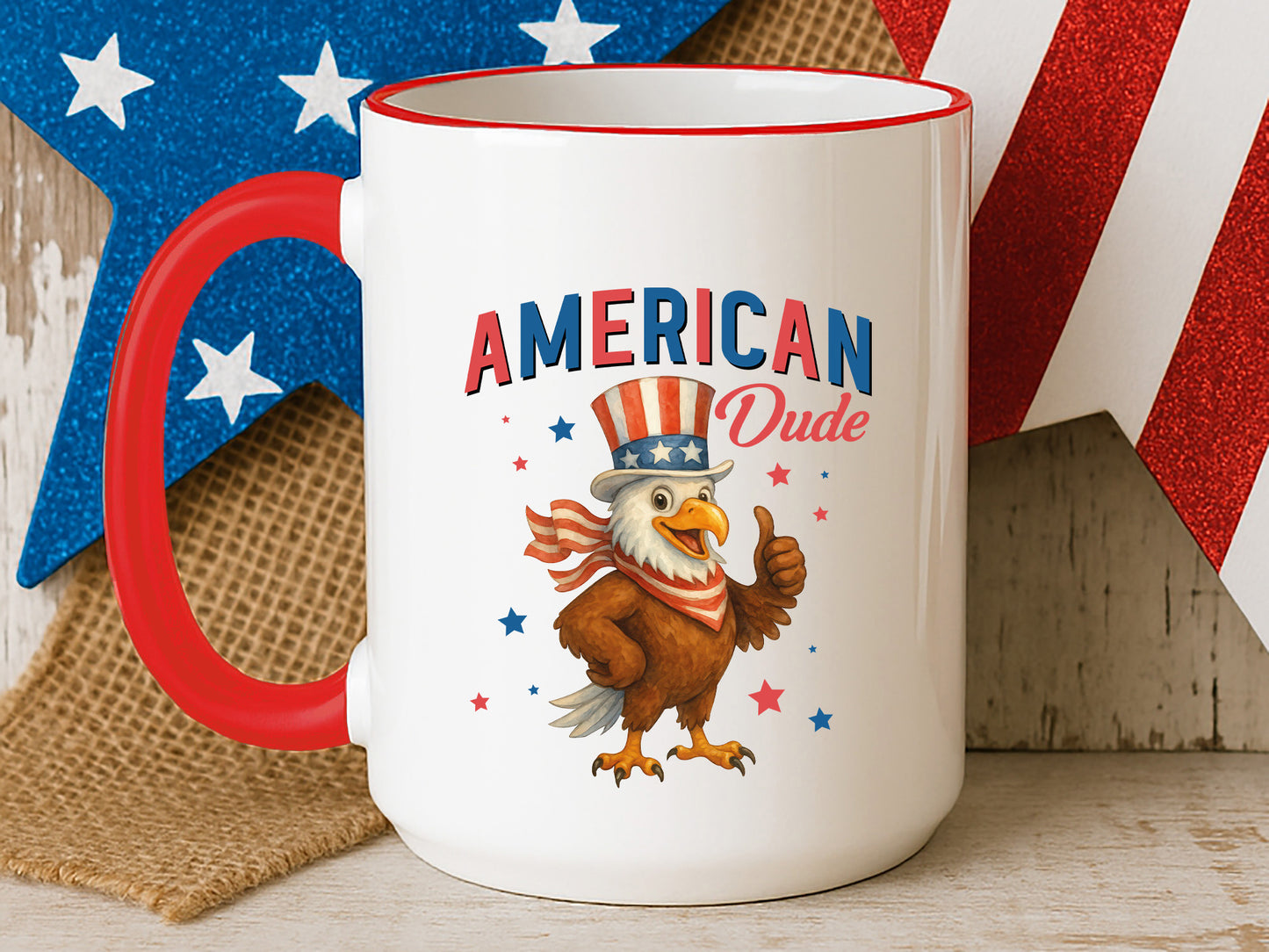 American Dude, 4th of July Chicken Sublimation