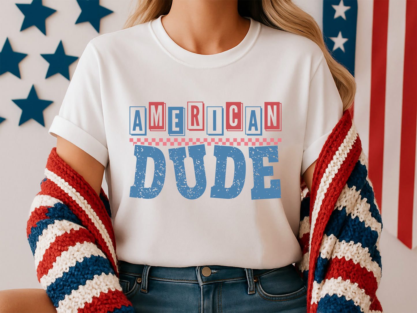 American Dude, 4th of July SVG Cricut