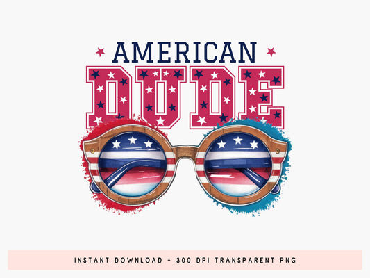 American Dude, 4th of July Sublimation