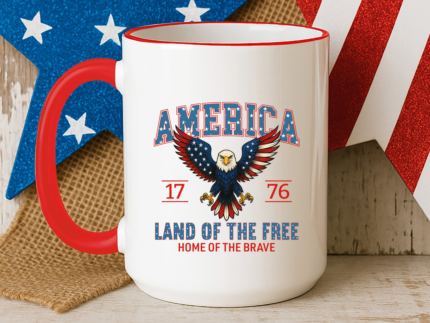 American Land of the Free, Fourth of July Sublimation