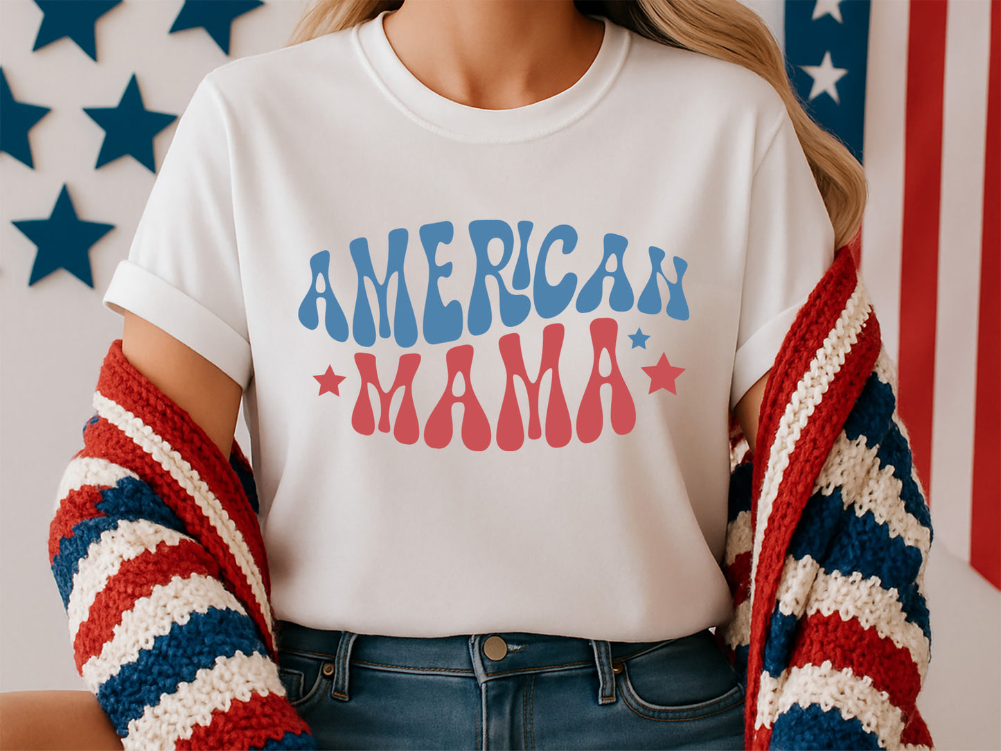 American Mama, 4th of July SVG Design