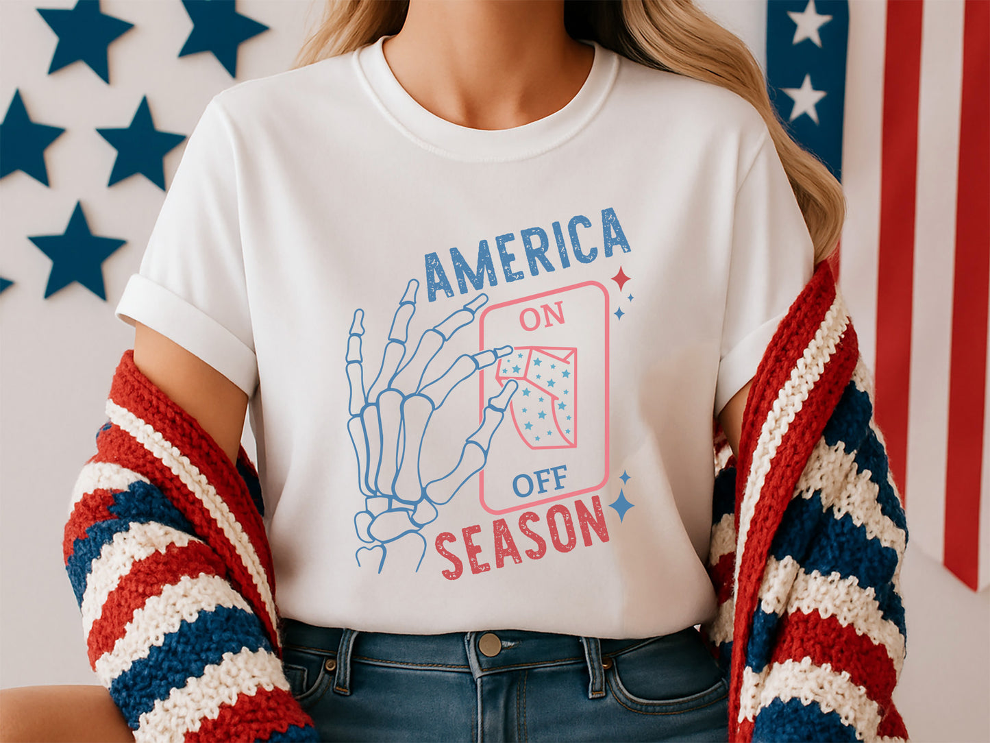 American On Off Season, Funny 4th of July SVG