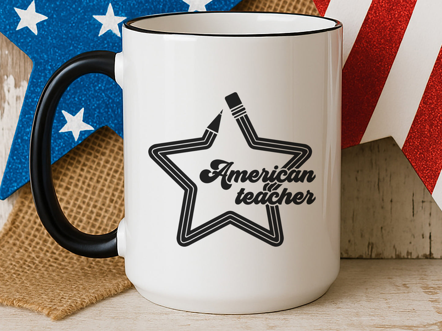 American Teacher, 4th of July SVG