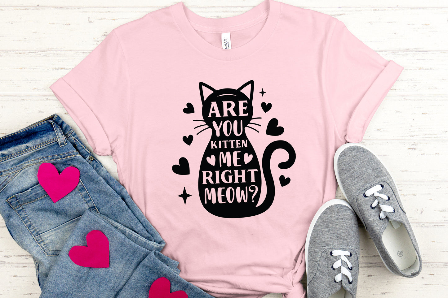 Are You Kitten Me Right Meow, Cute Cat SVG
