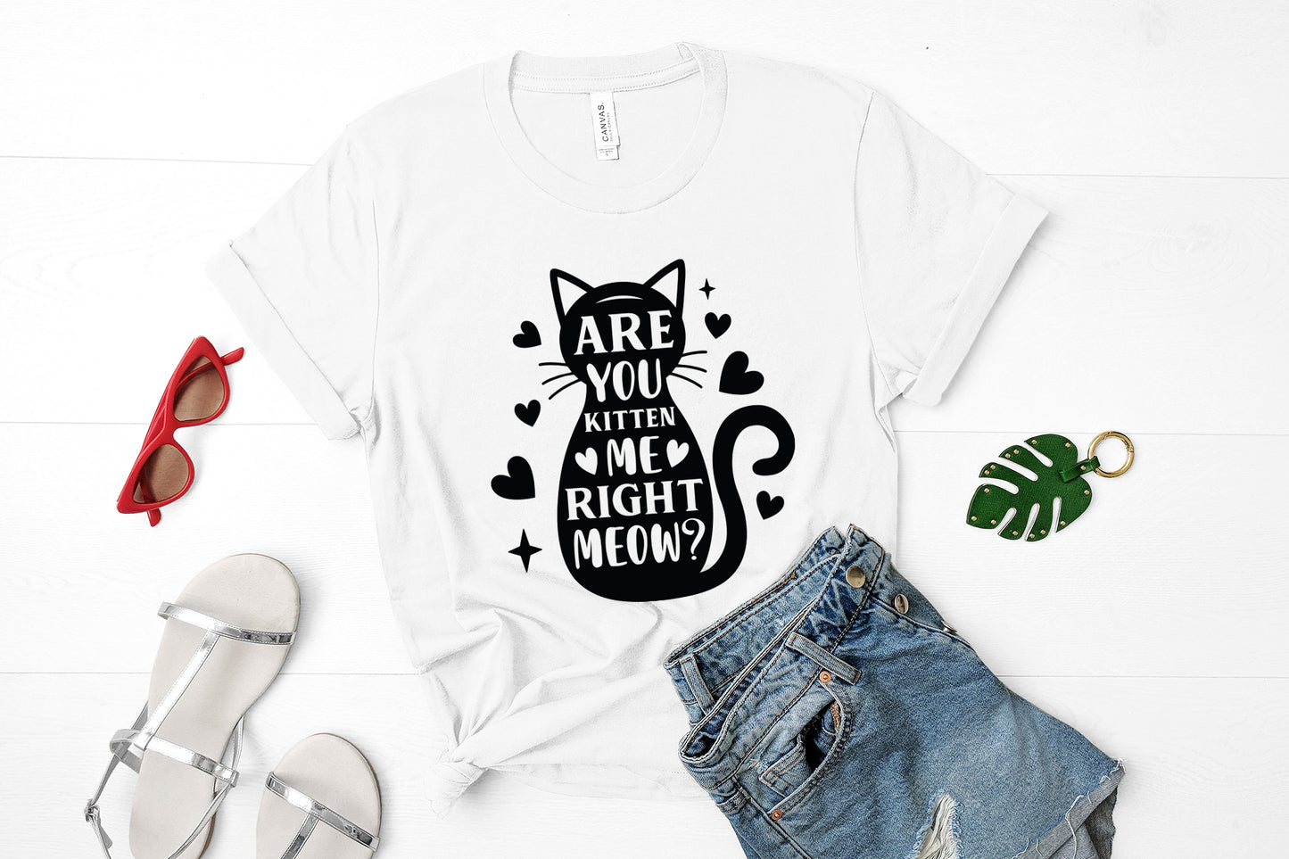 Are You Kitten Me Right Meow, Cute Cat SVG