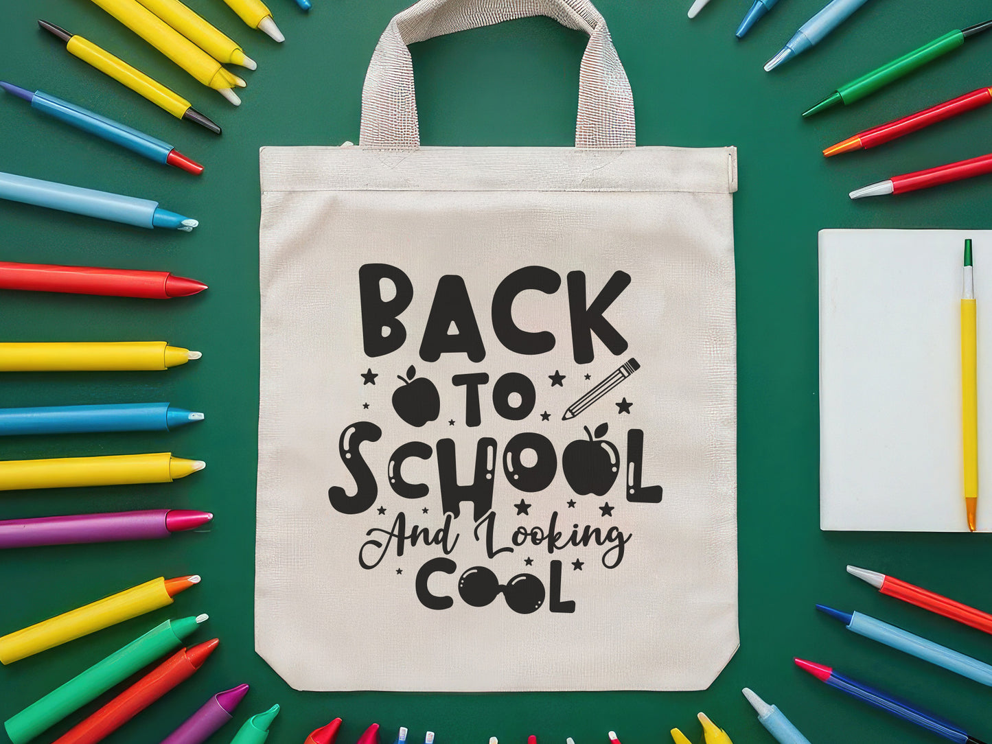 Back To School And Looking Cool SVG Vector