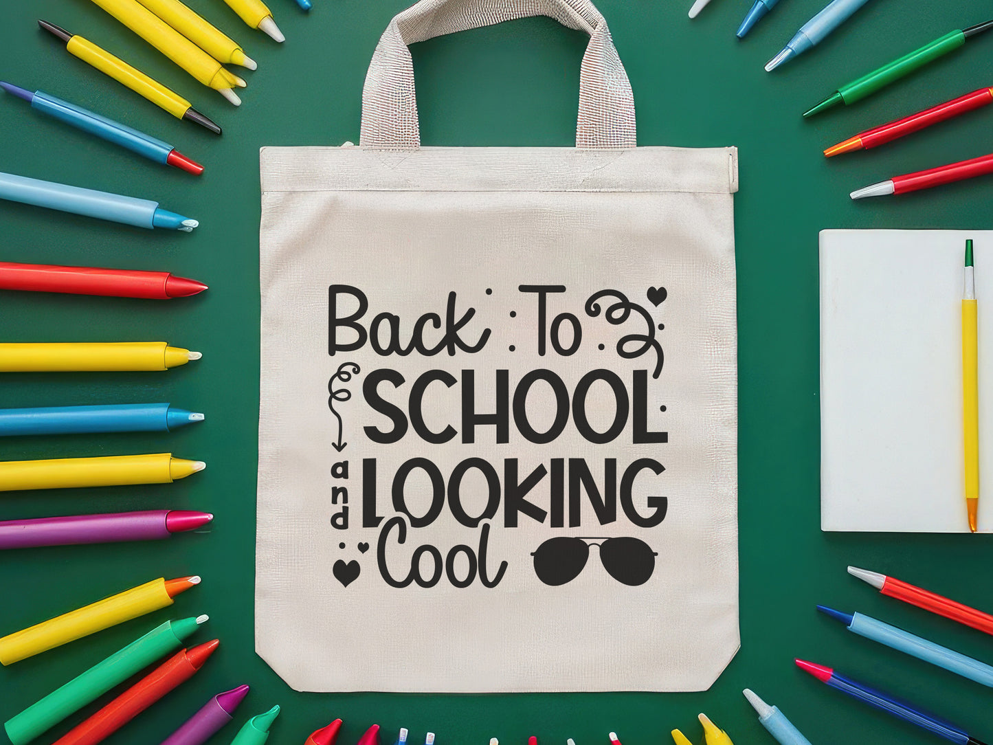 Back to School and Looking Cool SVG File