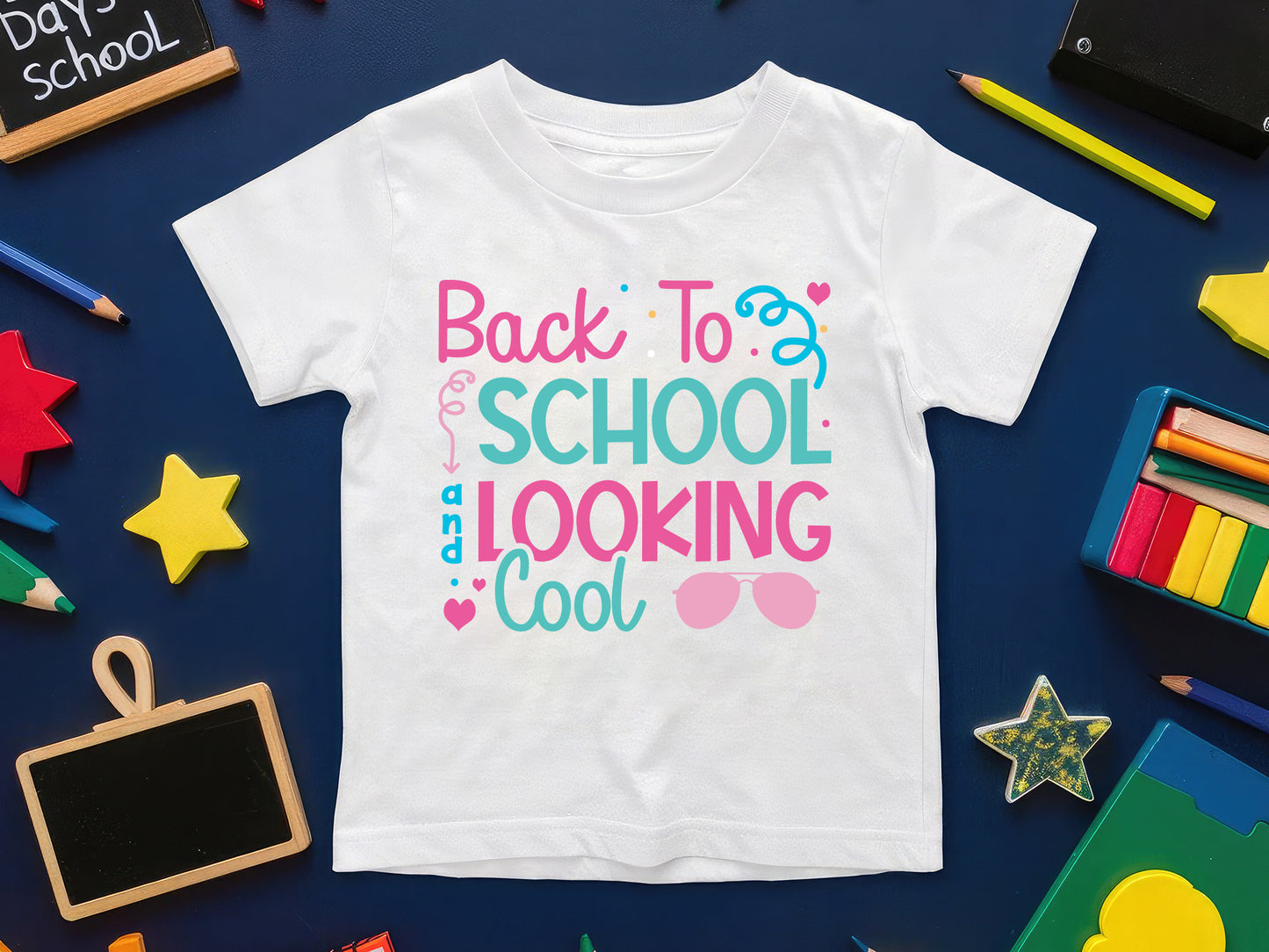 Back to School and Looking Cool SVG File