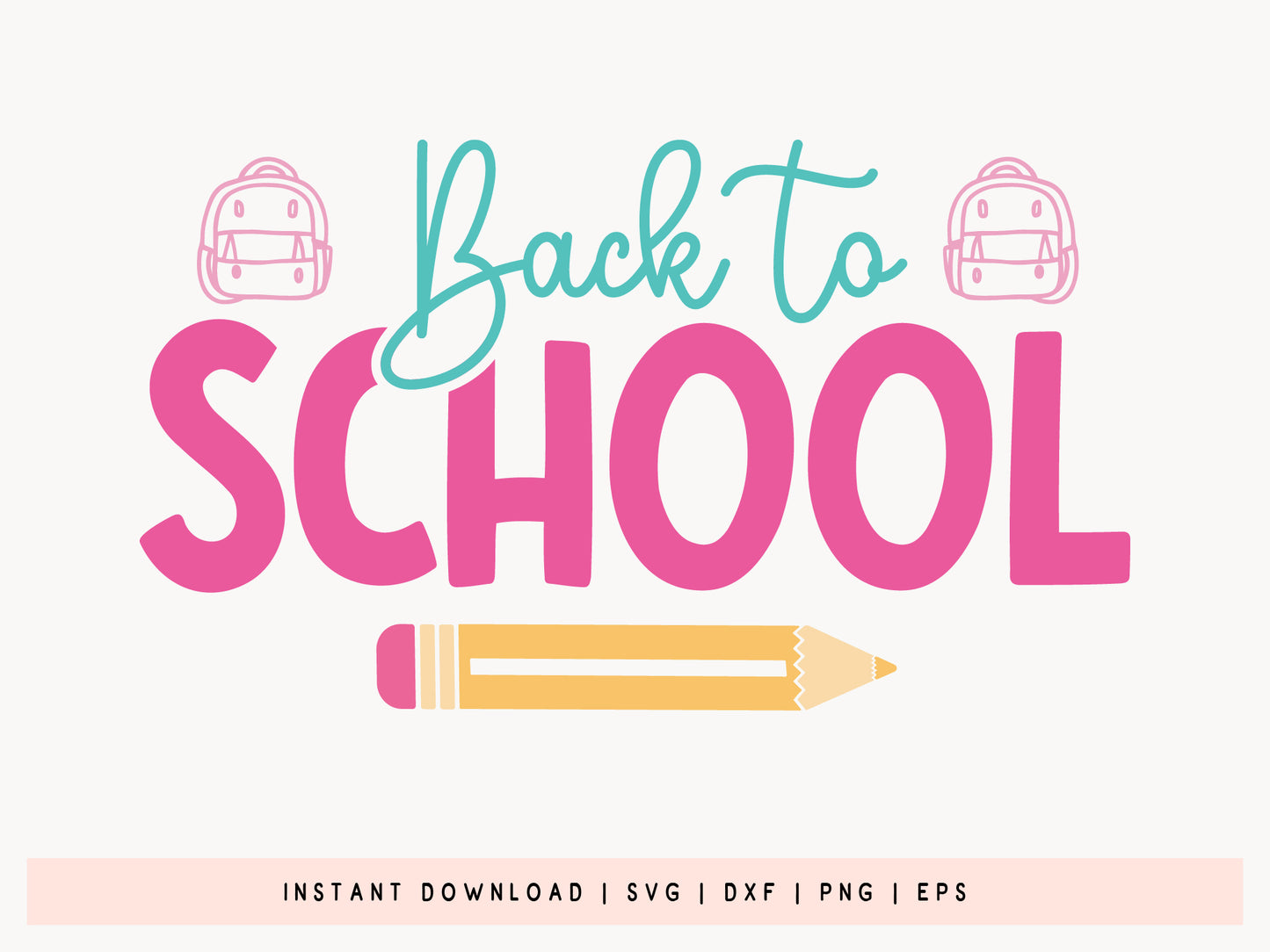 Back to School SVG Design