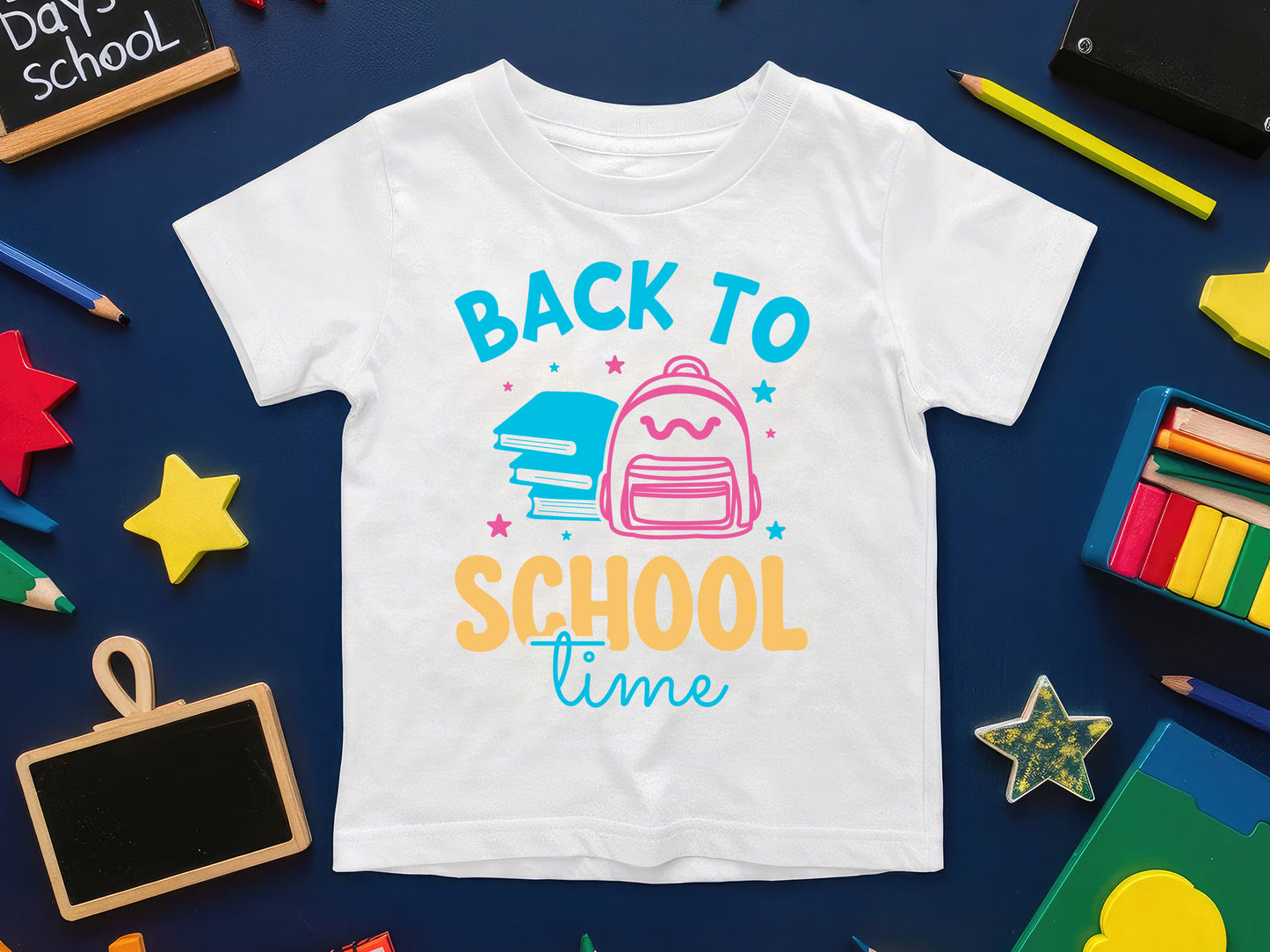 Back to School Time Cut File SVG
