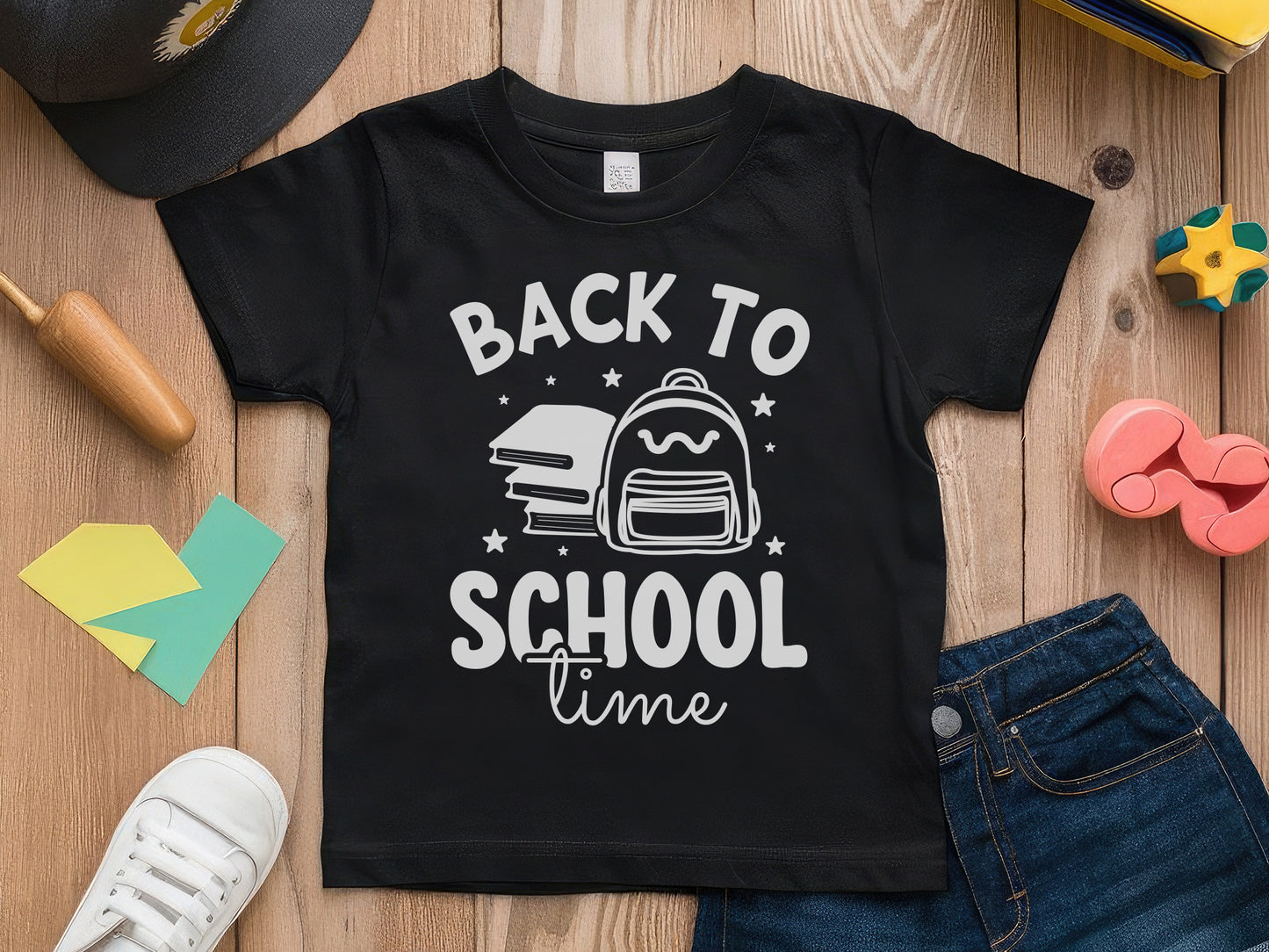 Back to School Time Cut File SVG