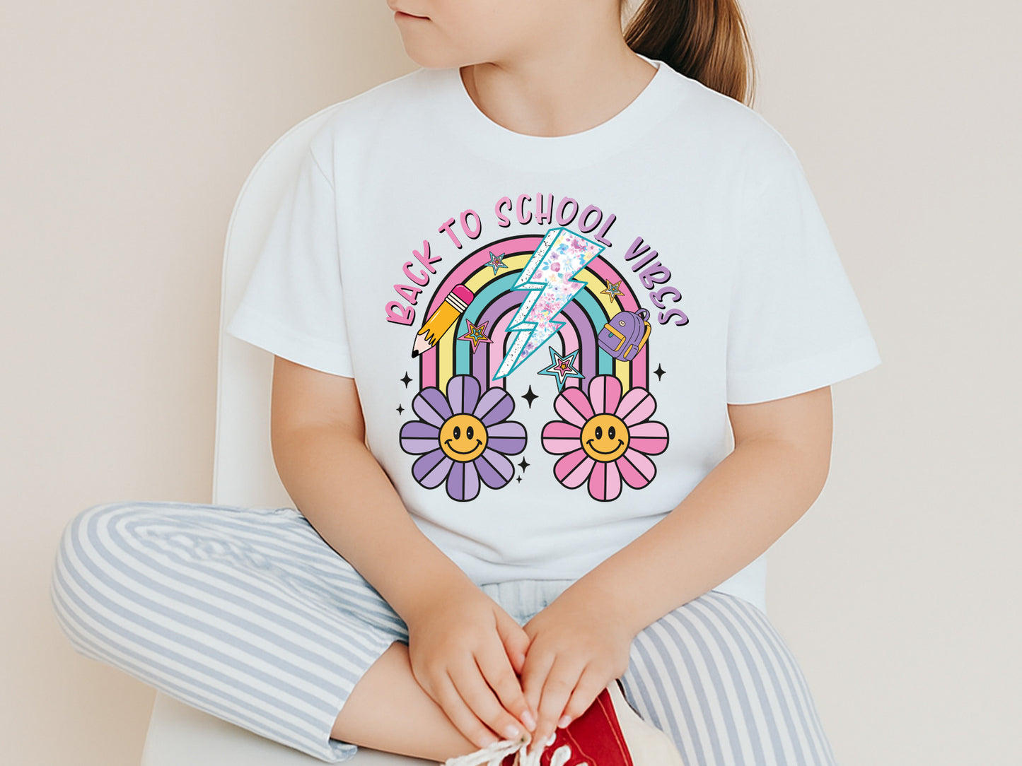 Back to School Vibes Preppy Sublimation PNG
