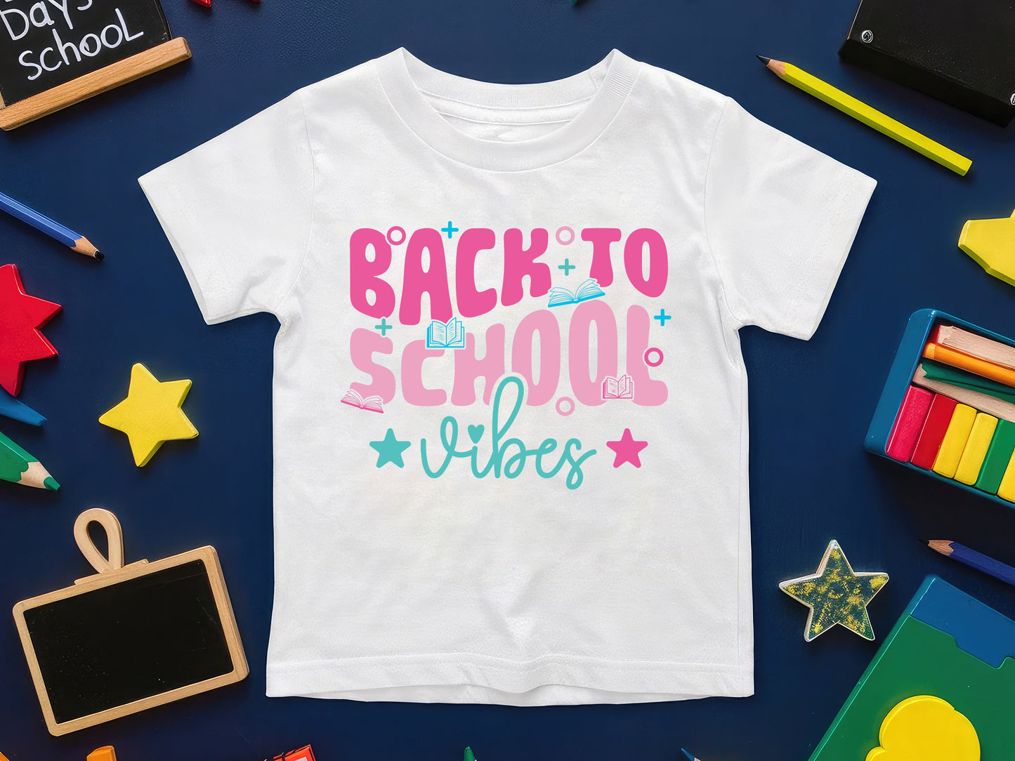 Back to School Vibes SVG Vector