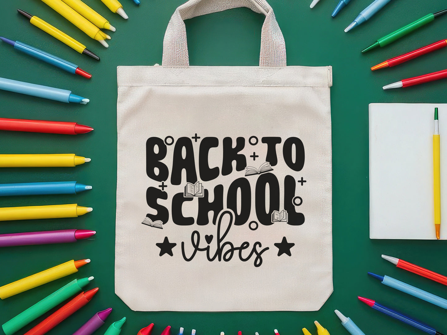 Back to School Vibes SVG Vector