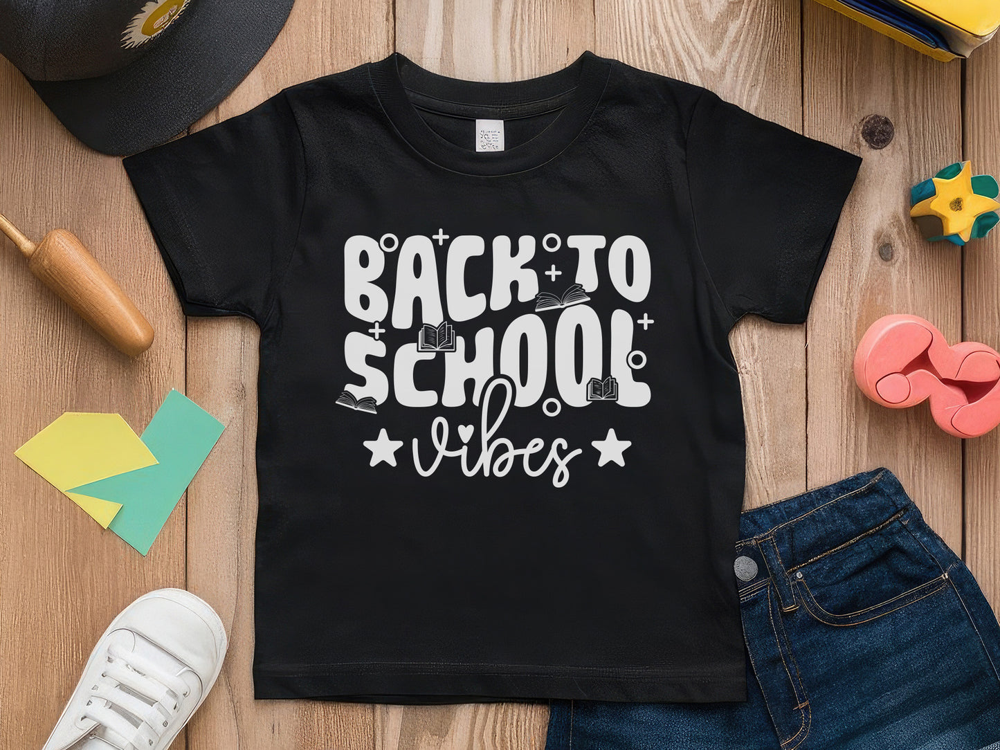 Back to School Vibes SVG Vector